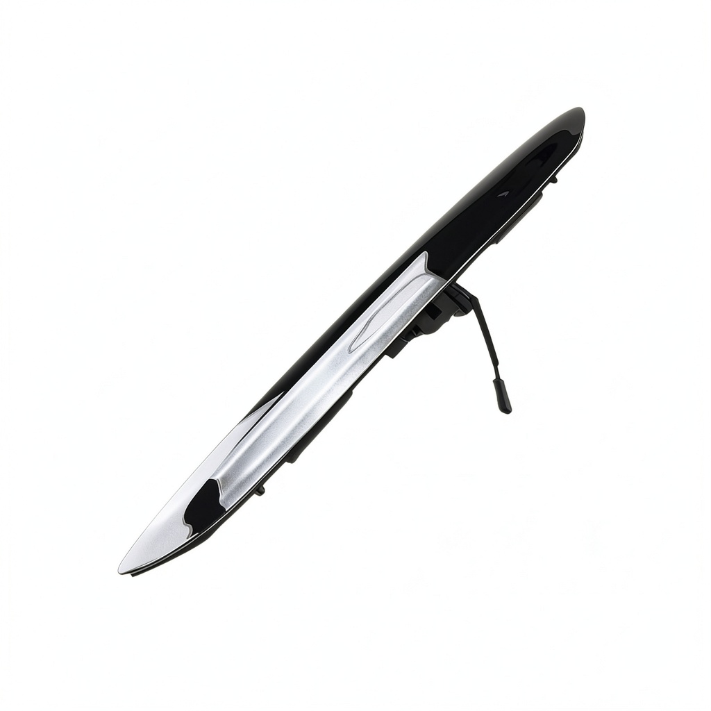 Installing WEIWEIXING44 mall Rear Chrome Door Handle Cover on a wooden desk