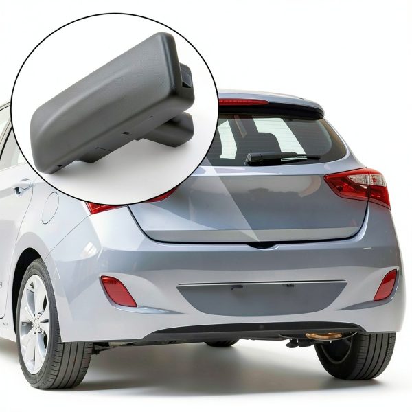 Trunk Lid Lock Handle Button Cranviech ABS Plastic-5