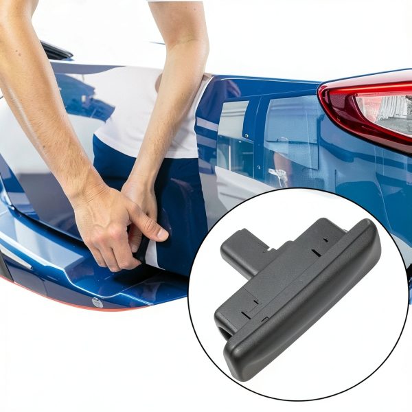 Trunk Lid Lock Handle Button Cranviech ABS Plastic-4