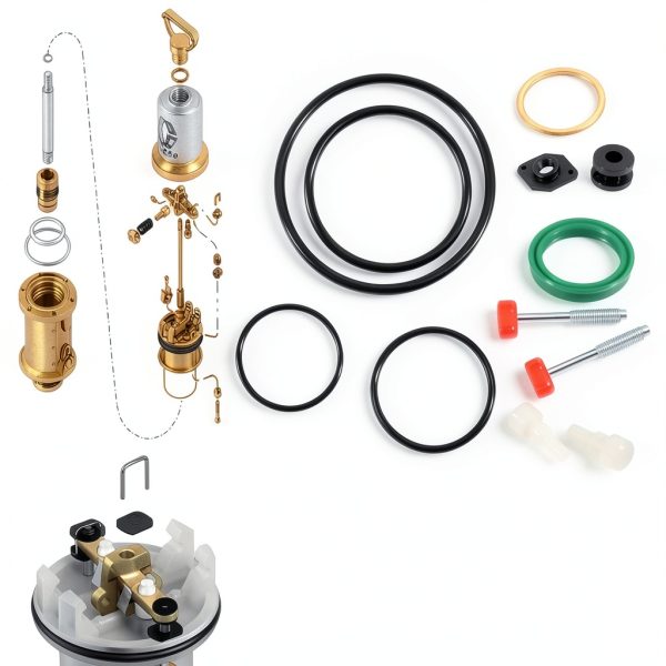 YMT Fire-Ball 5:1 Pump Repair Kit Model 238286 with Viton Urethane-5
